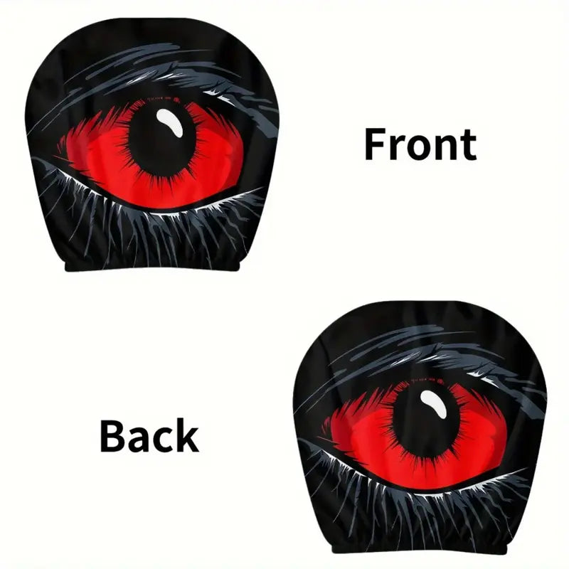 🔥Buy 1 Get 1 Free🔥 Gothic Phantom Skull Car Headrest Covers, Horror Car Accessories