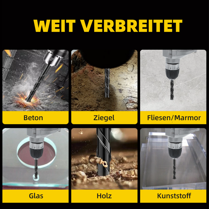 Wolframkarbid-Bohrer-Satz