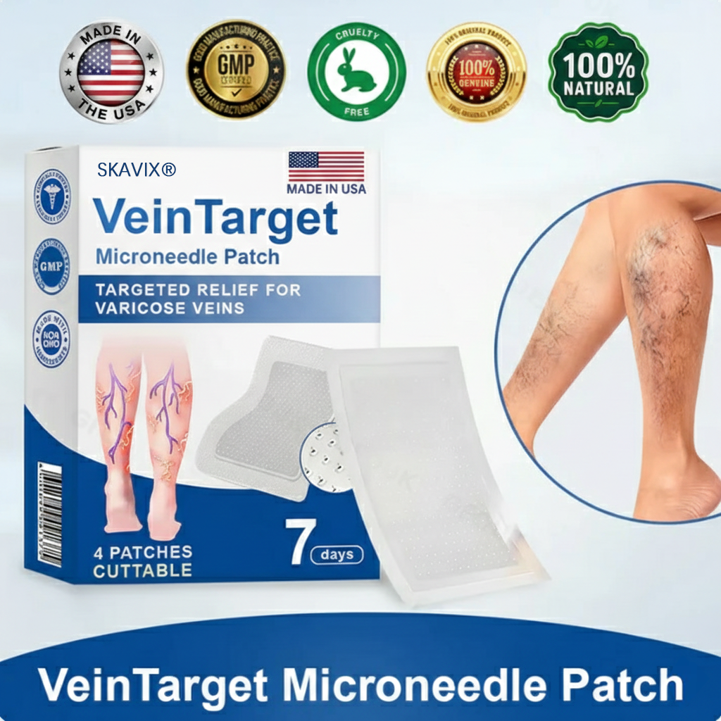 😻Skavix® VeinTarget Microneedle Patch⚡Instant Relief, Long-Term Results