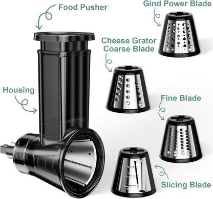 🧀 Premium Slicing and Shredding Attachments for Stand Mixers