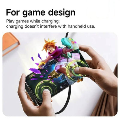 🔥240W SuperCharge 360° Rotating Invisible Stand Detachable 2-in-1 Charging Cable