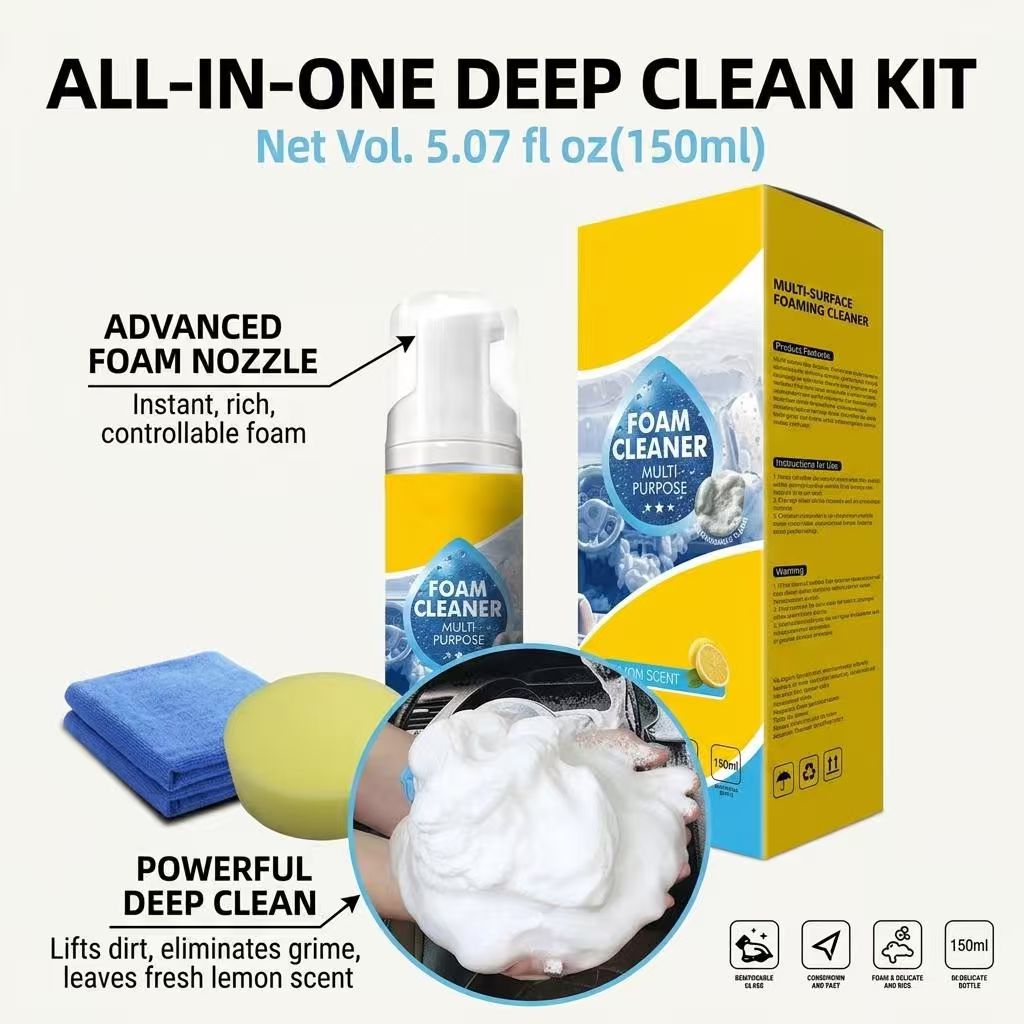 Last Day 70% OFF💦4-in-1 Multi-Enzyme Foam Cleaner