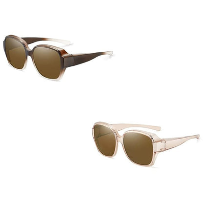 🎉LAST DAY - BUY 1 GET 1 FREE😎2026 New Polarized UV400 Protection Trendy Round Cat-eye Sunglasses 🕶️