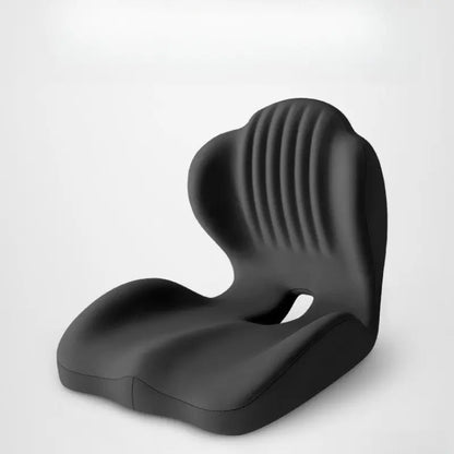 Ergonomic Memory Foam Seat Cushion with Lumbar & Back Support, Relieves Back Pain, Reduces Pressure