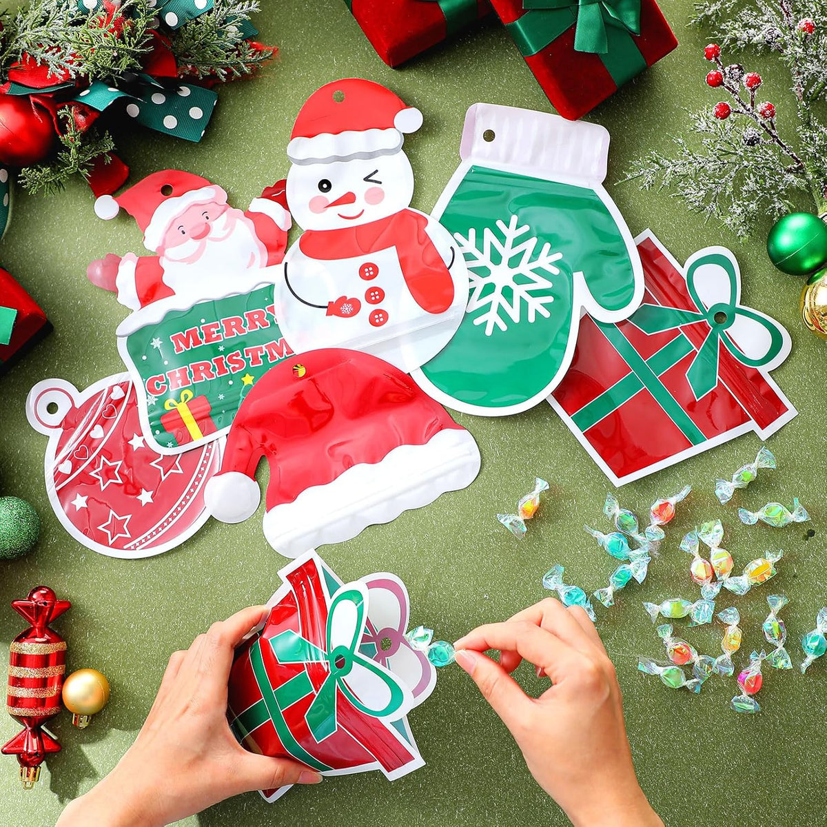 Christmas Candy🍬 Sealing Bags Christmas Winter Holiday Party Gifts🎁
