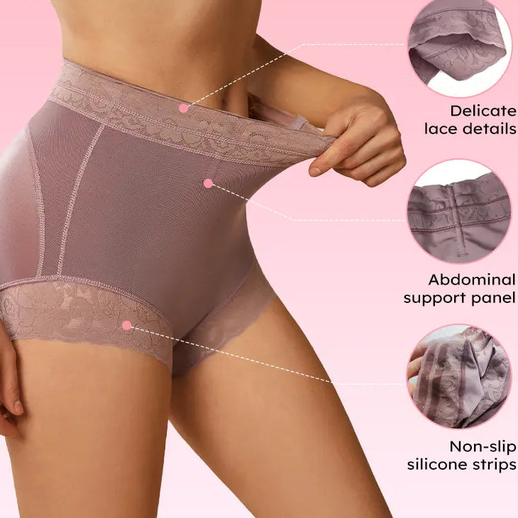 High-Waisted Briefs 3pcs for Women – Tummy Control, Butt Lifting
