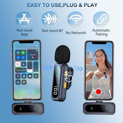 📢 50% off!! ⏰ New wireless lavalier microphone