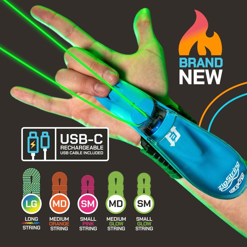 49% OFF This Week Promotions🎉🎉World's First String Launching Webshooter that Glows-In-the-Dark
