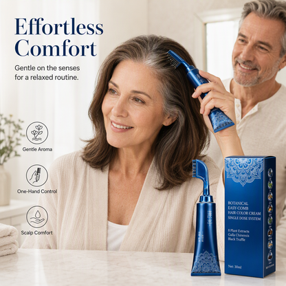 ⏳Time-Limited Special⏰Herbal Hair Dye Comb for Home Use