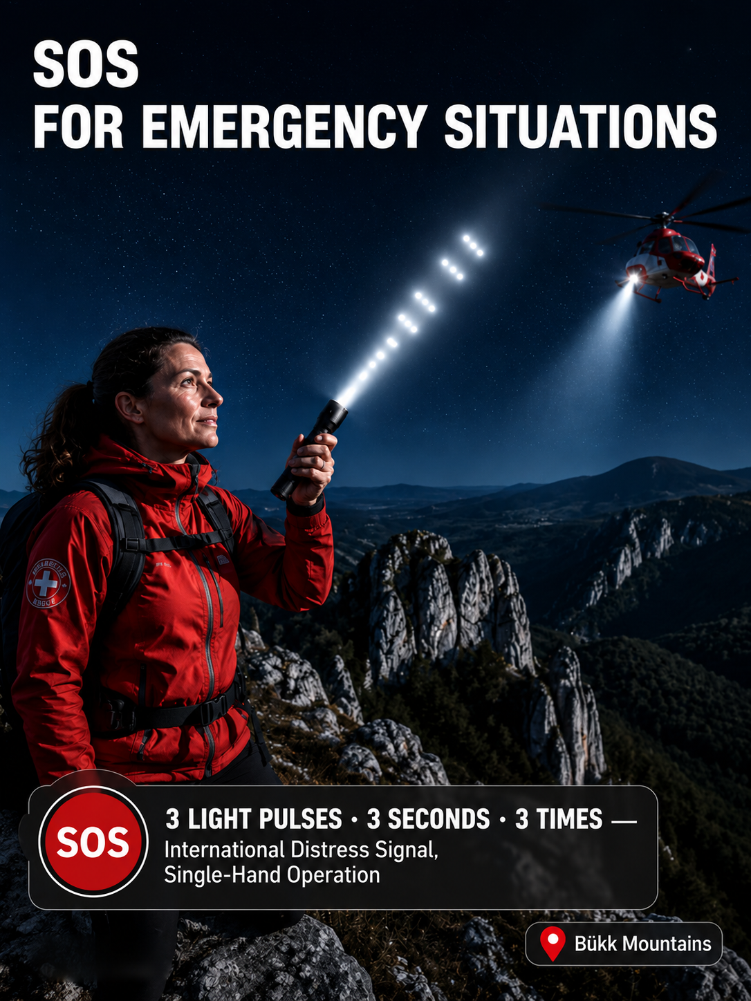 Ultra Bright Tactical Zoom Flashlight