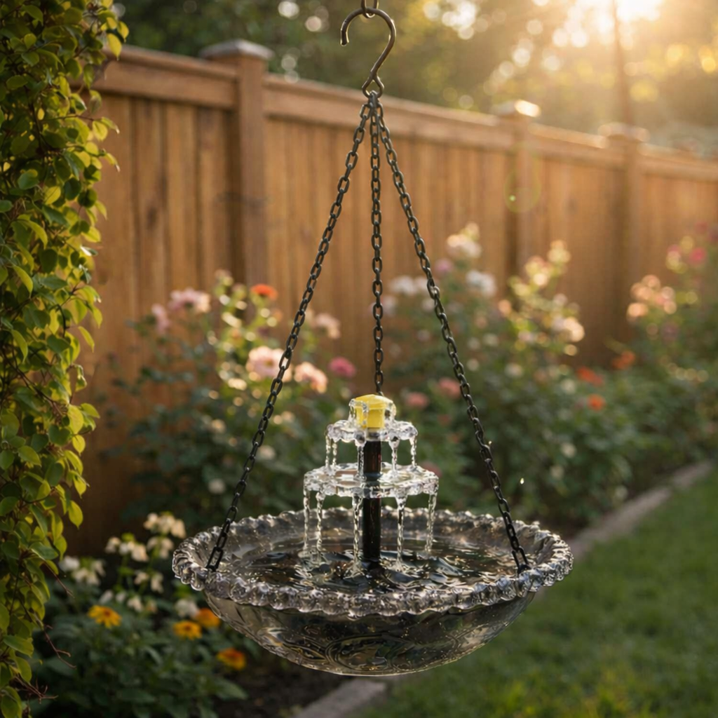 🎁 Limited-Time Offer | Solar Cascade Hanging Bird Bath Fountain  -$AC