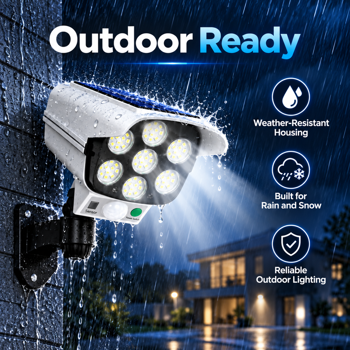 🚨 Solar Simulated Surveillance Camera Light | Motion Sensor + Remote Control + No Wiring ☀️