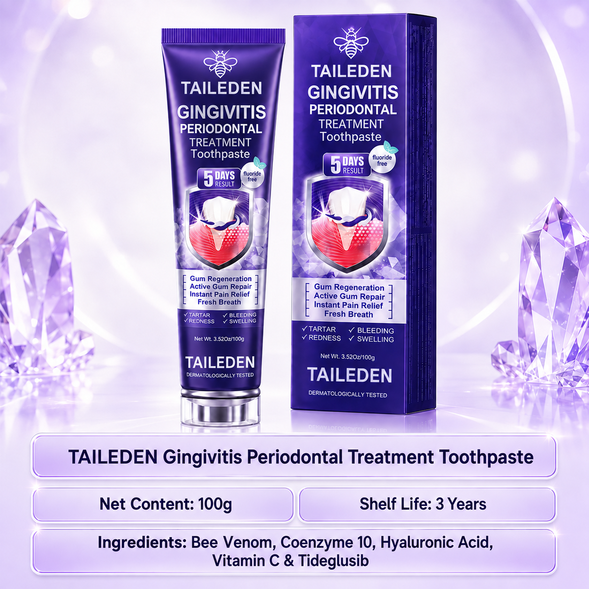 Gingivitis Periodontal Treatment Toothpaste