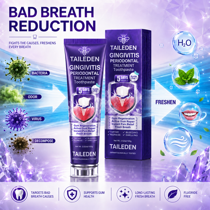 Gingivitis Periodontal Treatment Toothpaste