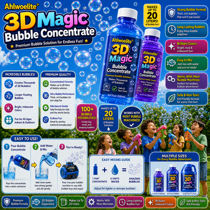 👨‍👩‍👧‍👦 Last Day Promotion — Turn Ordinary Bubble Time Into a Giant Animal & Ocean Adventure 🫧🐋