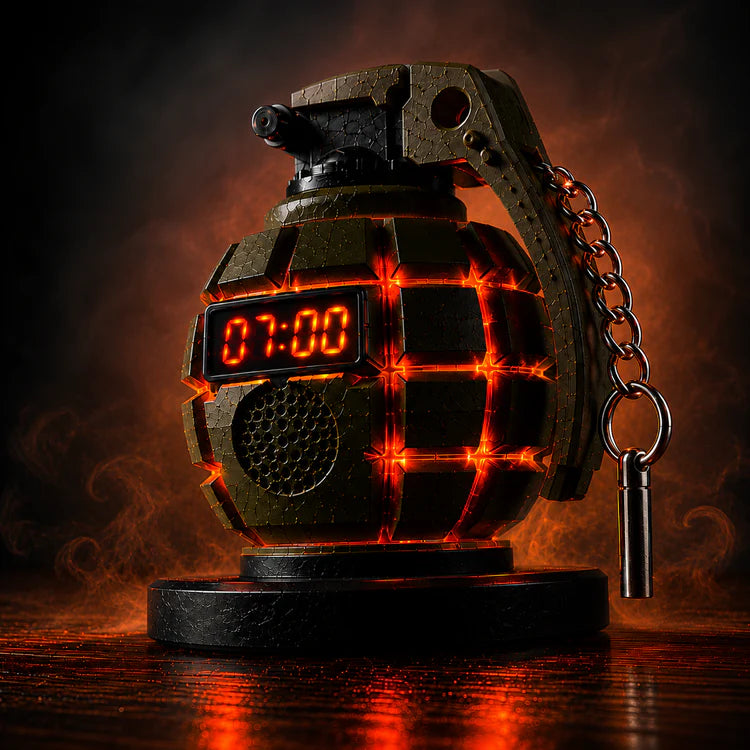 Early Drill™ Grenade Alarm Clock