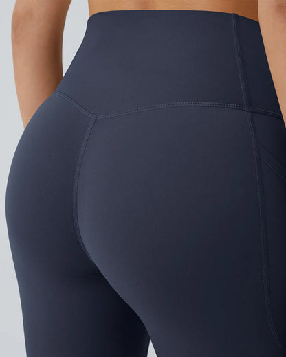 Butt Lifting Tummy Control Side Pocket High Waisted Shaping Training Leggings