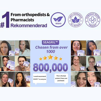 ⏰Black Friday Limited-Time Special Offer: BUY 1 GET 1 FREE🔥SEAGRIL™ Turmeric & Emu Oil Arthritis Soothing Pain Relief Massage Gel 👨‍⚕️ American Osteopathic Association (AOA) Approved