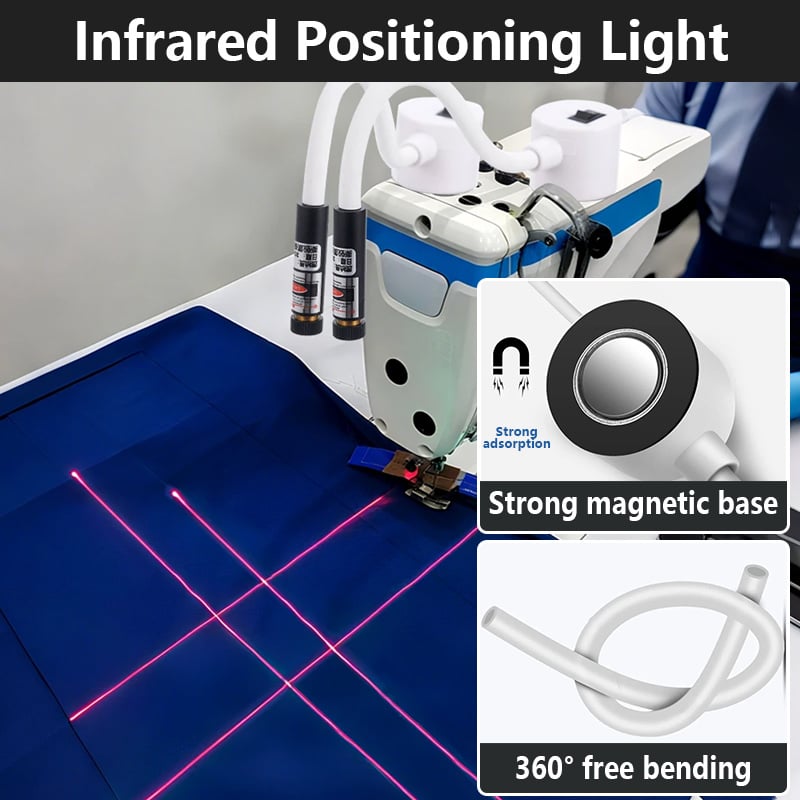 🔥New Year Sale – Magnetic Laser Guide Light for Precise Quilting & Sewing