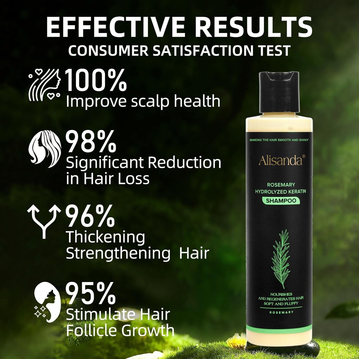 🔥LAST DAY 50% OFF - 🌿Organic Rosemary Hair Growth Shampoo