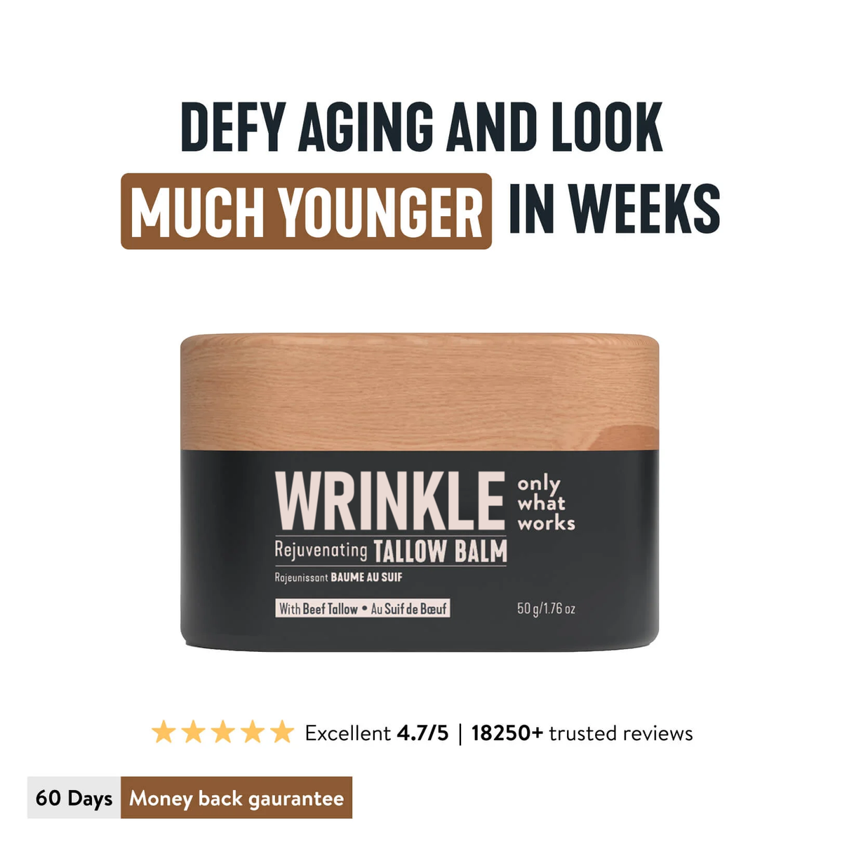 Wrinkle Defense Tallow Balm 2026