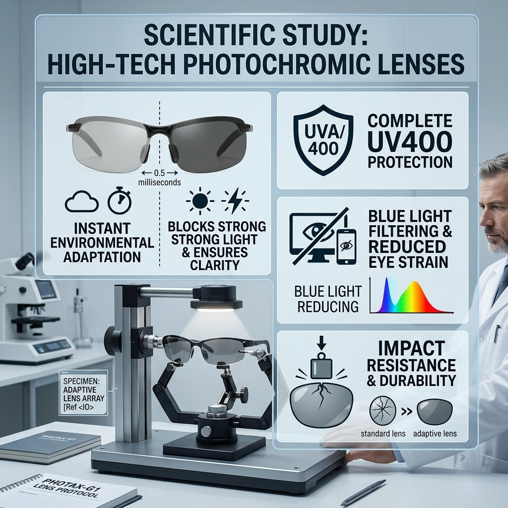 🕶️High-Tech Smart Glasses: Featuring infrared see-through capabilities, UV and blue light protection, and anti-glare/anti-reflective properties. They are dustproof and windproof, with impact-resistant, shatterproof lenses. Designed to help correct myopia