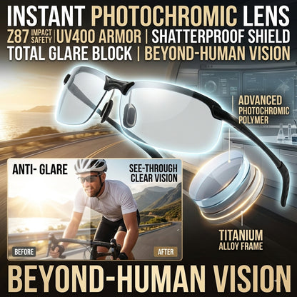 🕶️High-Tech Smart Glasses: Featuring infrared see-through capabilities, UV and blue light protection, and anti-glare/anti-reflective properties. They are dustproof and windproof, with impact-resistant, shatterproof lenses. Designed to help correct myopia