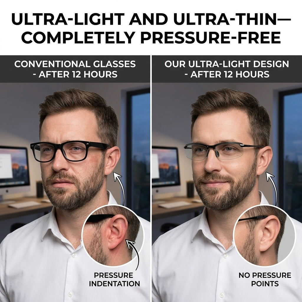 🕶️High-Tech Smart Glasses: Featuring infrared see-through capabilities, UV and blue light protection, and anti-glare/anti-reflective properties. They are dustproof and windproof, with impact-resistant, shatterproof lenses. Designed to help correct myopia