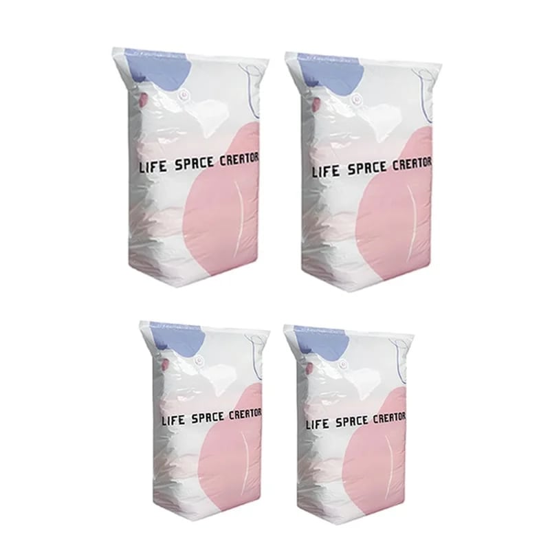 Thickened Stereoscopic No-Pump Vacuum Compression Bag