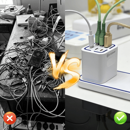 50W Multi-Port USB Fast Charger