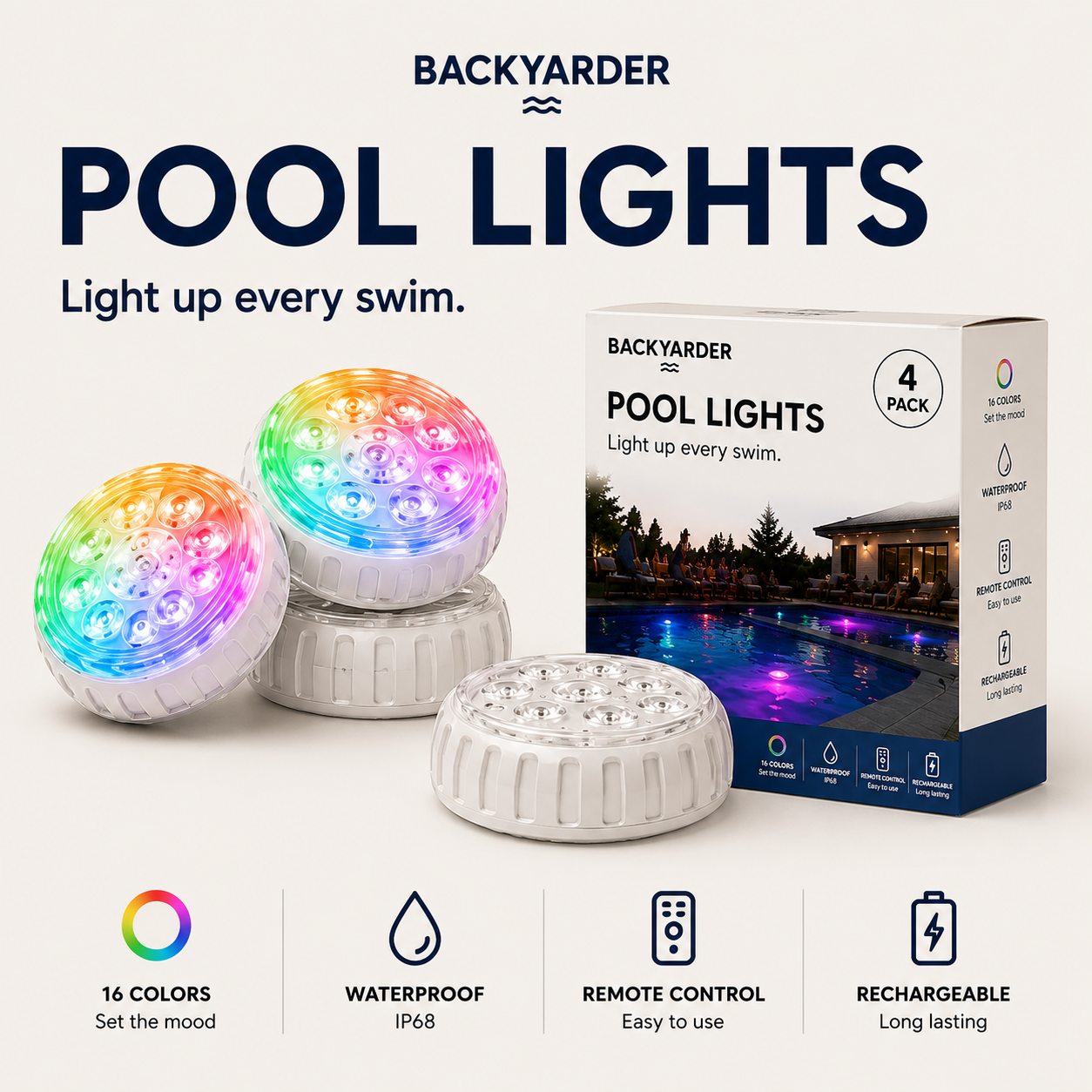🌈 Transform Your Pool Into a Stunning Light Show