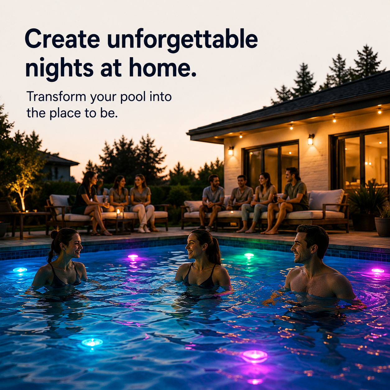 🌈 Transform Your Pool Into a Stunning Light Show