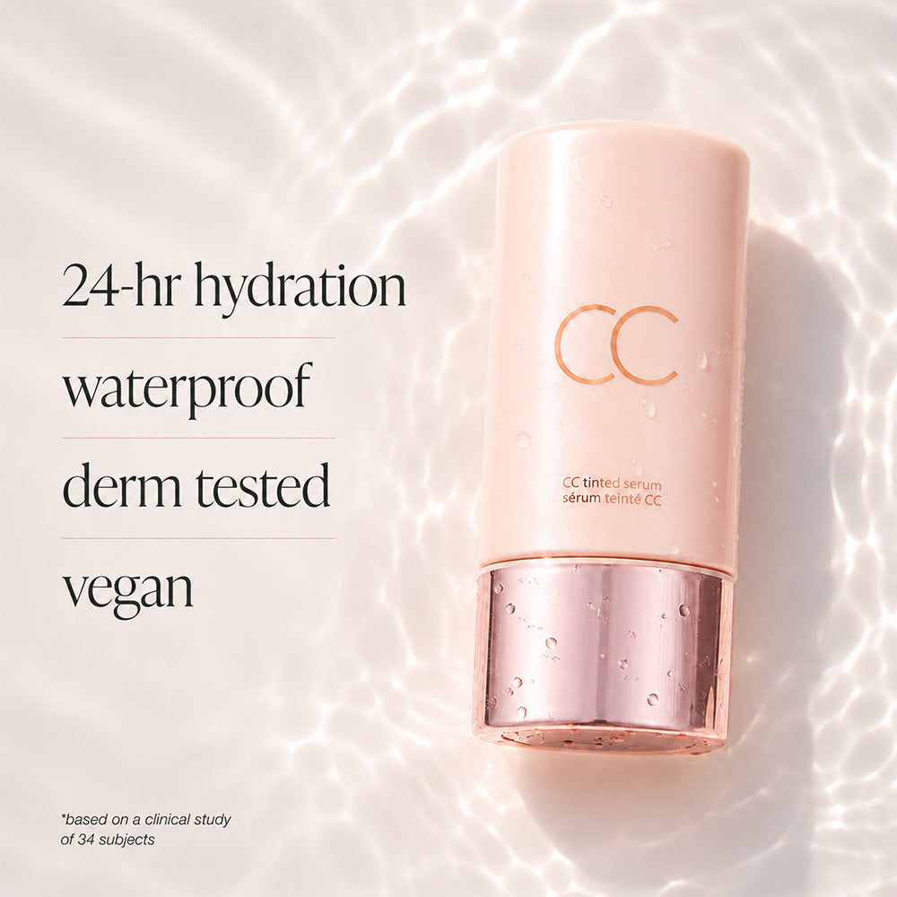 tarte CC tinted serum — Color-Correcting Tinted Serum, Color-Changing Shade-Matching Adaptisphere Technology, Lightweight Coverage, Waterproof, 16HR Wear, vegan & cruelty-free, light