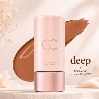 tarte CC tinted serum — Color-Correcting Tinted Serum, Color-Changing Shade-Matching Adaptisphere Technology, Lightweight Coverage, Waterproof, 16HR Wear, vegan & cruelty-free, light