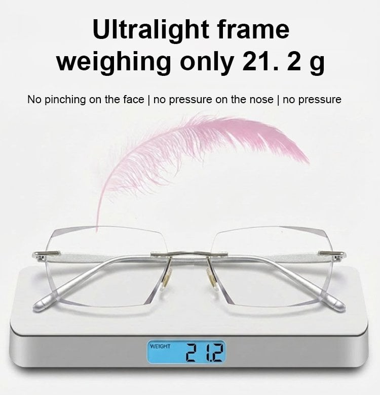 🏆【Co-Created by Designers】Gypsophila Smart Zoom and Color-Changing Reading Glasses, Auto Focus Distance Near Progressive Multi-focus HD Vision