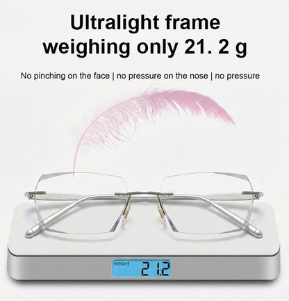 🏆【Co-Created by Designers】Gypsophila Smart Zoom and Color-Changing Reading Glasses, Auto Focus Distance Near Progressive Multi-focus HD Vision