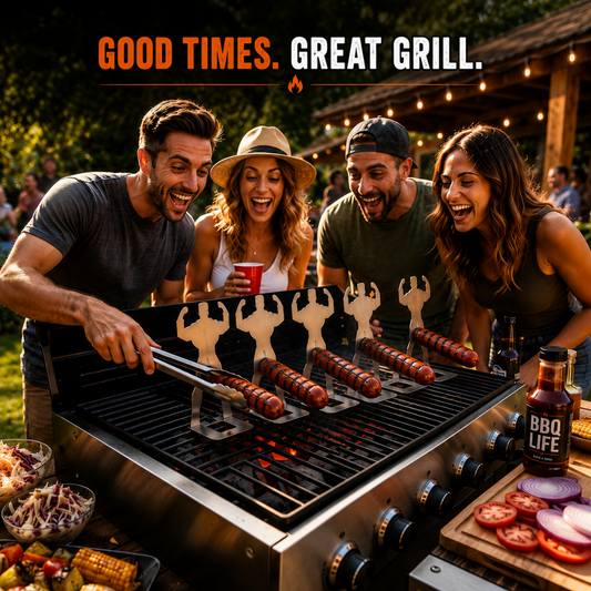 BBQ sausage grilling holder（4 pcs）