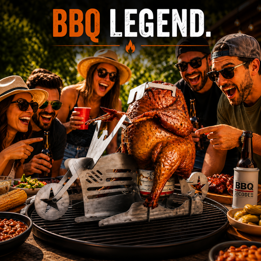 🏍️Make Your BBQ Unforgettable | Fun Shaped Barbecue Grill Rack