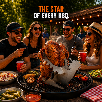 🏍️Make Your BBQ Unforgettable | Fun Shaped Barbecue Grill Rack
