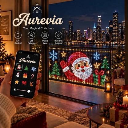 Save 40%! Aurevia Balcony Lights, Create Magical Christmas Display Easily