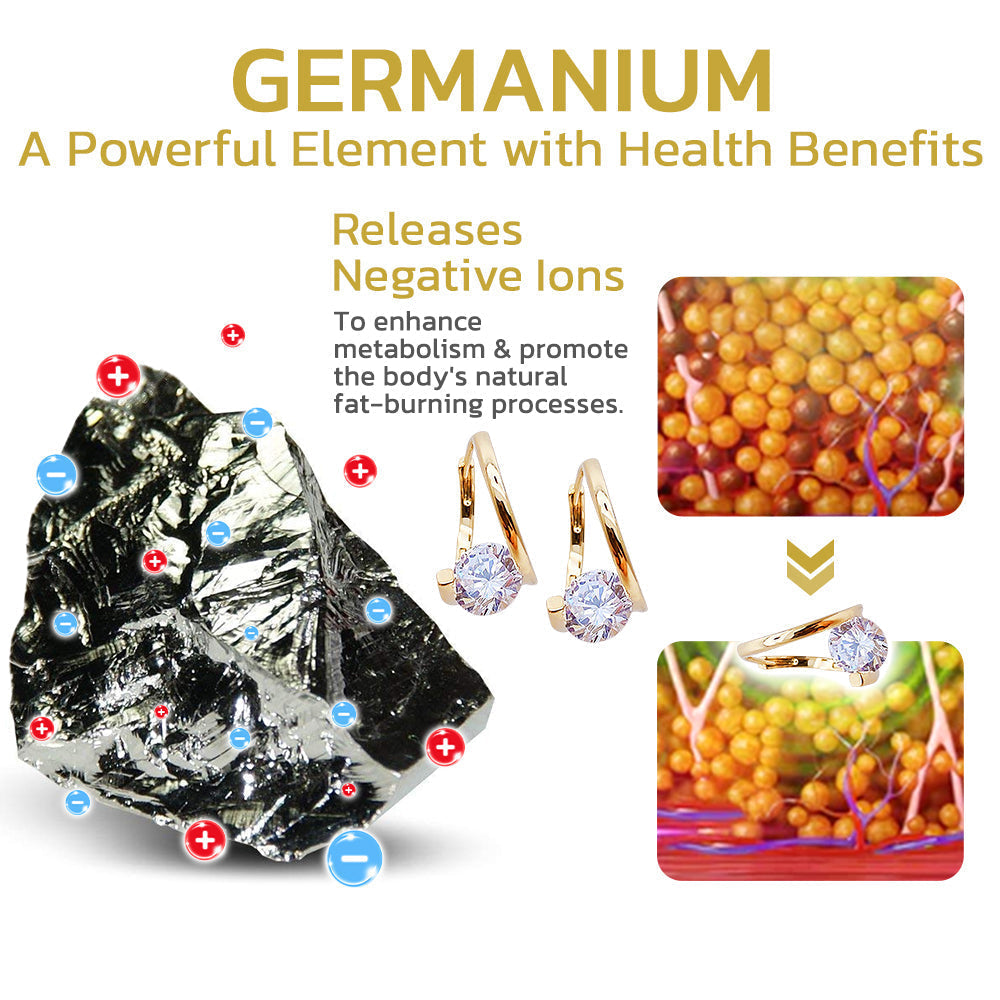 UK's 1 Germanium Earrings一 Stylish Comfort for Wellness & Energy