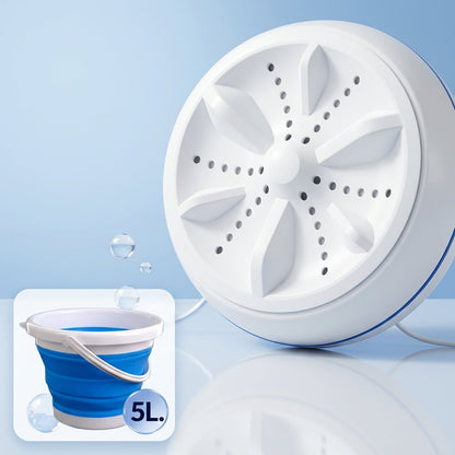 Small But Powerful, Portable Washer Perfect for Apartments & Trips
