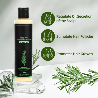 🔥LAST DAY 50% OFF - 🎅Organic Rosemary Hair Growth Shampoo