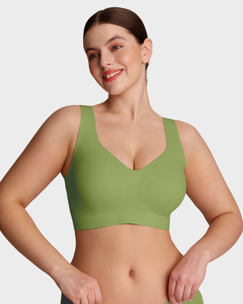 Lifting Wire-Free Antibacterial Jelly Bra