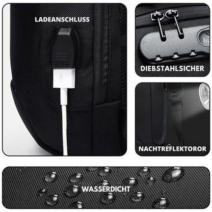 DefenX™ - Diebstahlsichere Umhängetasche