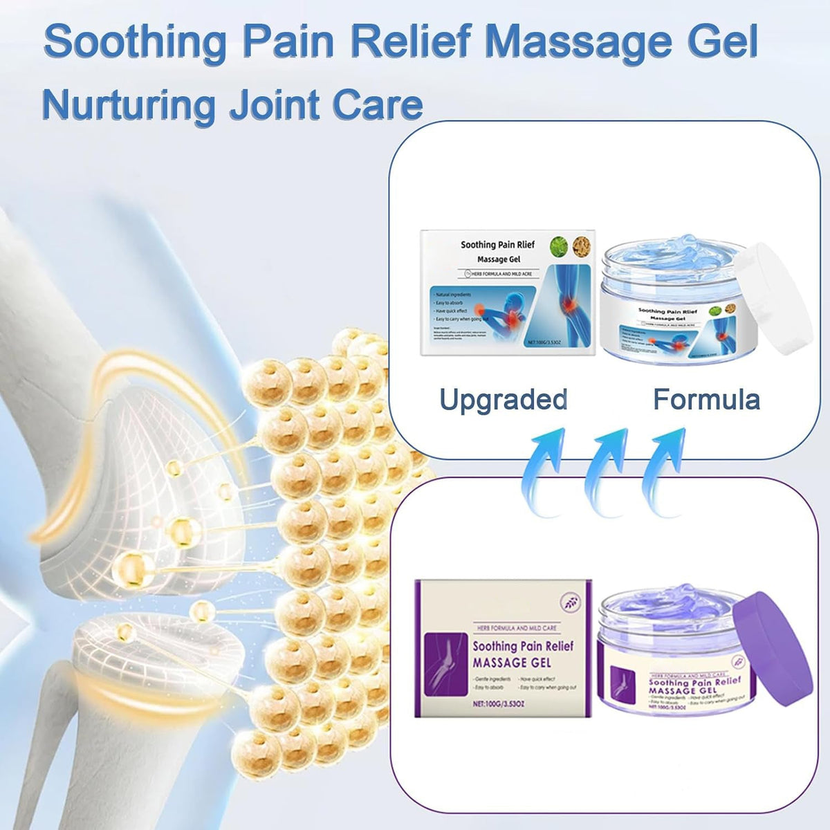 🔥Instant Pain Relief🔥 Joint Relief Gel – Natural Herbal Ointment Wellness