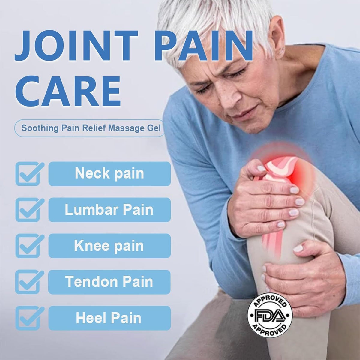 🔥Instant Pain Relief🔥 Joint Relief Gel – Natural Herbal Ointment Wellness