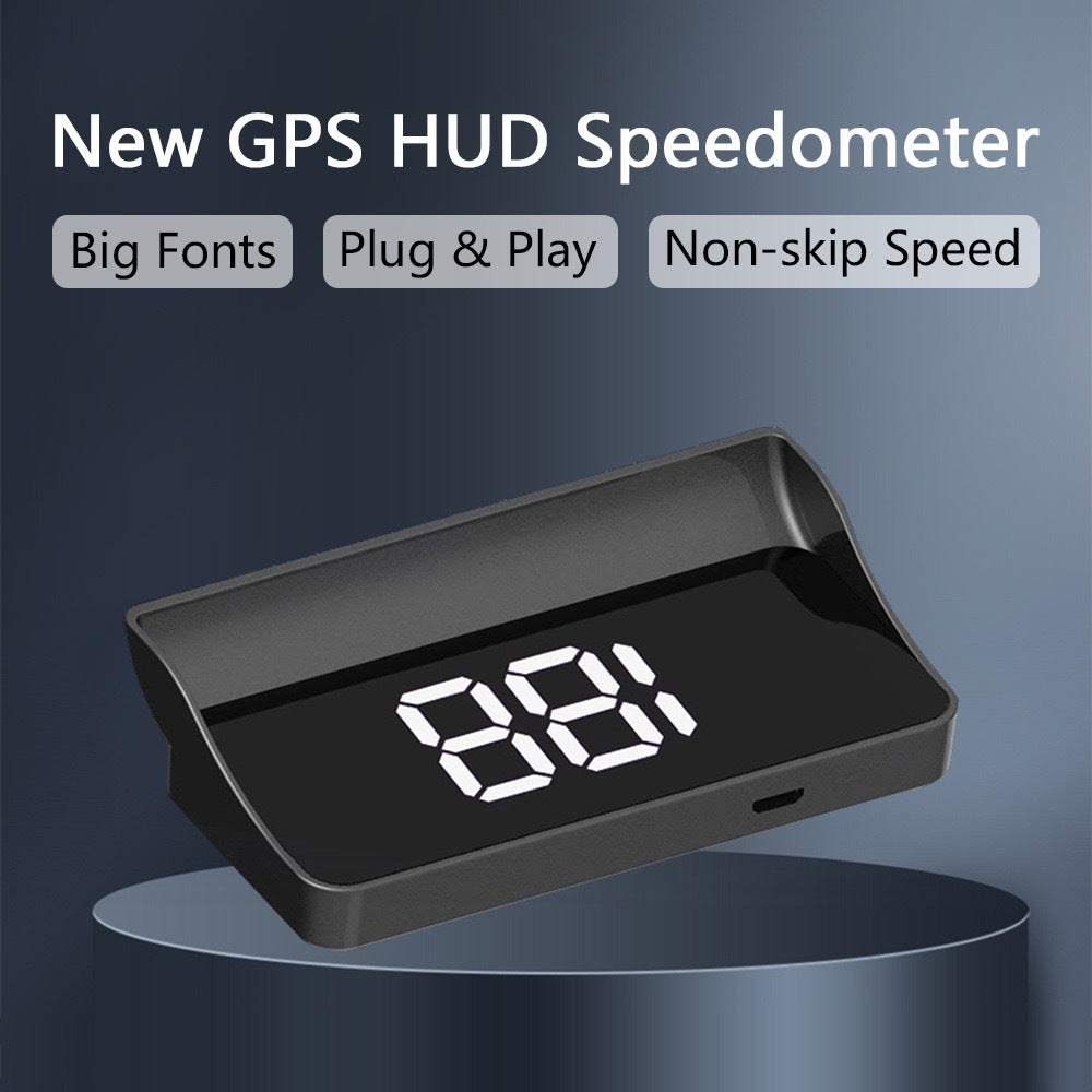 GPS Car HUD Digital Speedometer – Clear MPH/KM/H Display