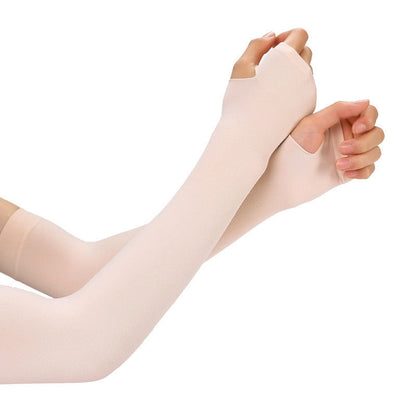 Bamboo Cooling Arm Sleeves – UPF 50+ UV Protection, Thumb Hole, Unisex
