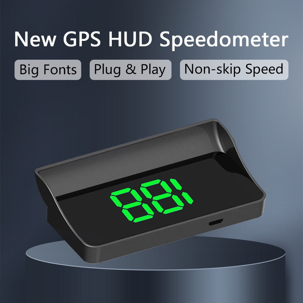 GPS Car HUD Digital Speedometer – Clear MPH/KM/H Display